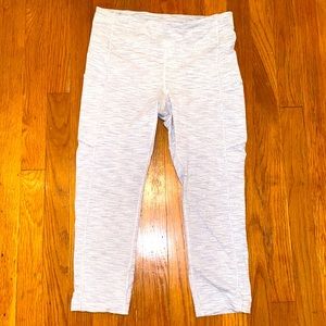 Lululemon Speed Up Crop 21” Seal Gray